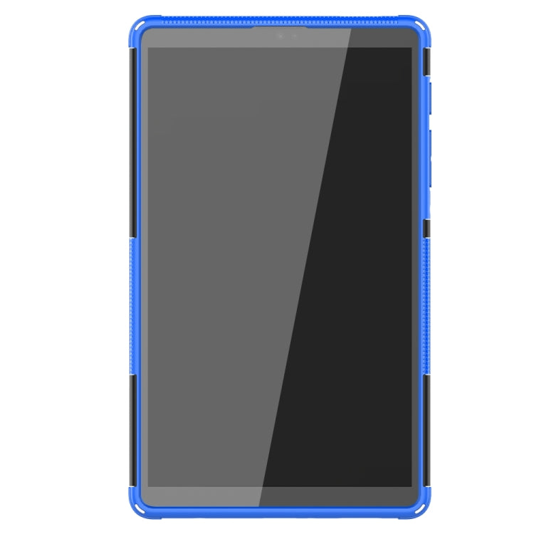 For Samsung Galaxy Tab A7 Lite Tire Texture Shockproof TPU+PC Protective Case with Holder