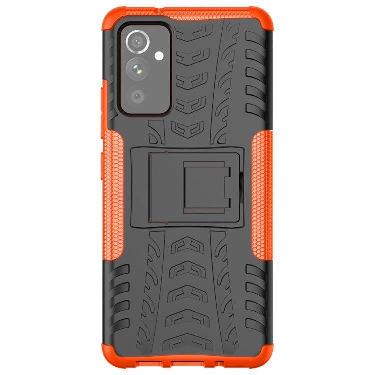 For Samsung Galaxy A82 Tire Texture Shockproof TPU+PC Protective Case with Holder