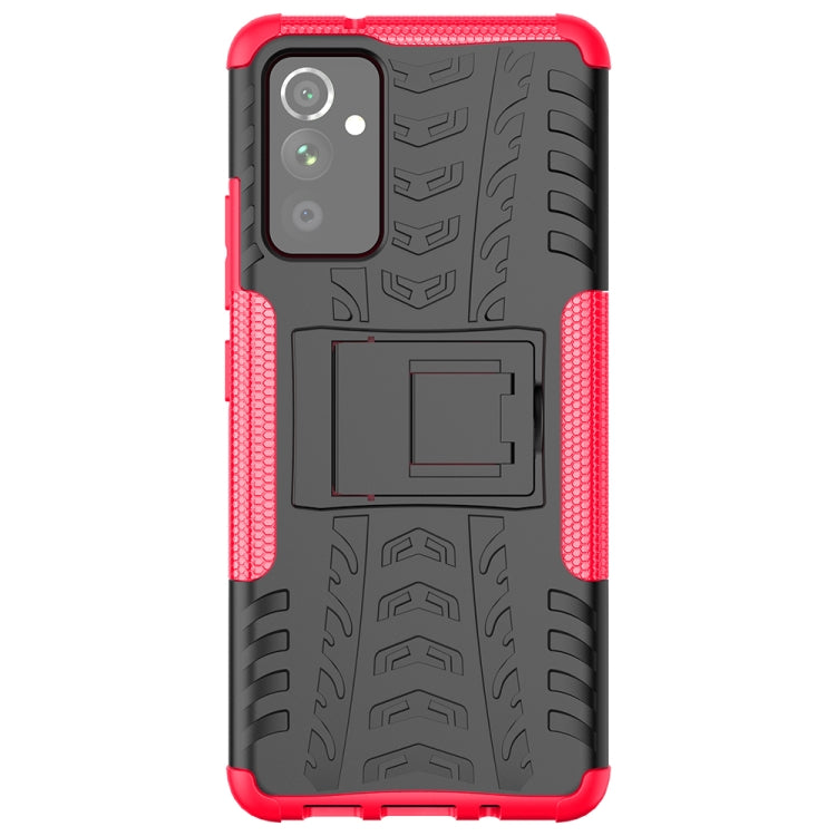For Samsung Galaxy A82 Tire Texture Shockproof TPU+PC Protective Case with Holder