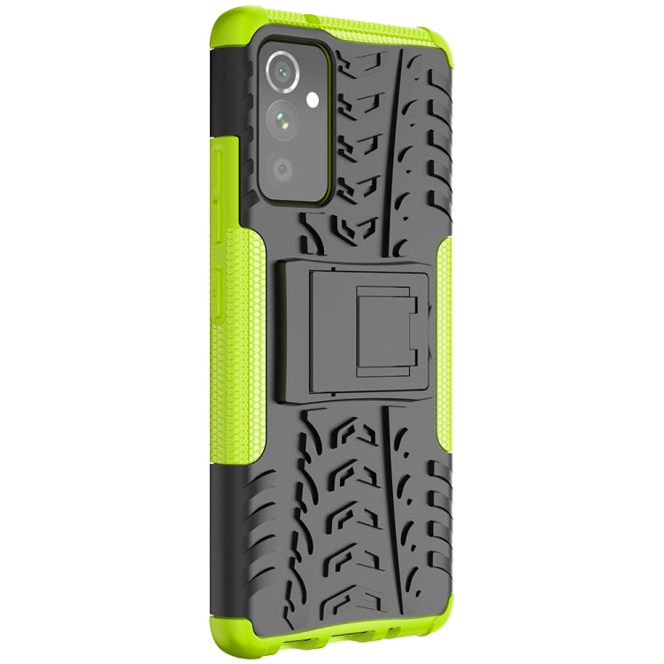 For Samsung Galaxy A82 Tire Texture Shockproof TPU+PC Protective Case with Holder