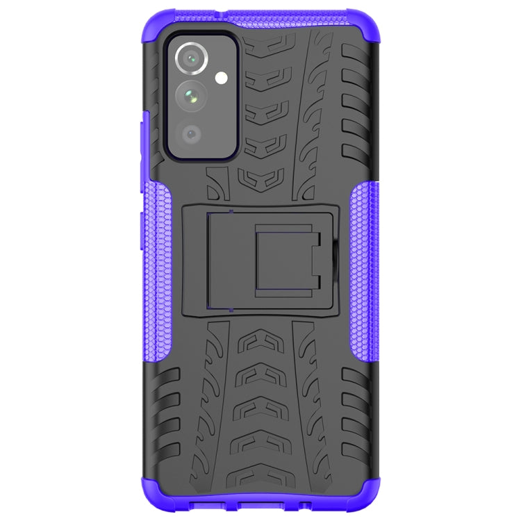 For Samsung Galaxy A82 Tire Texture Shockproof TPU+PC Protective Case with Holder