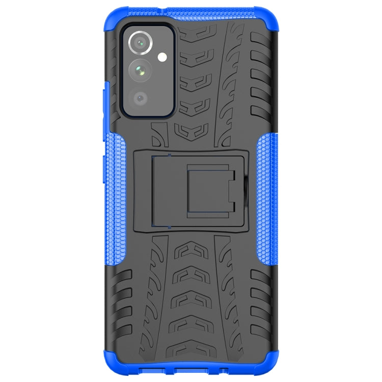 For Samsung Galaxy A82 Tire Texture Shockproof TPU+PC Protective Case with Holder