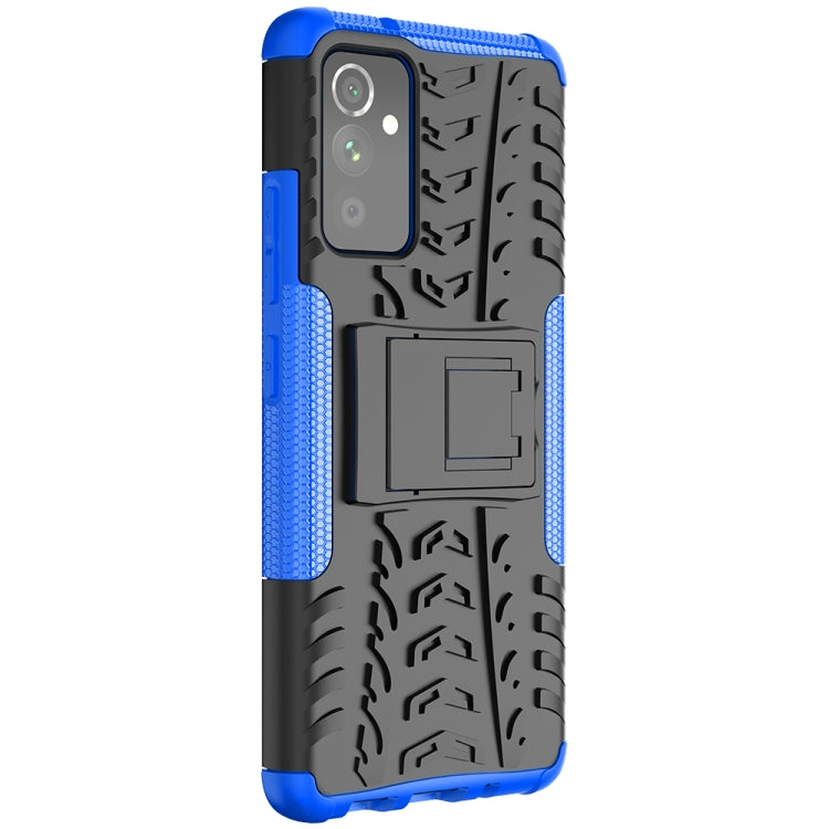 For Samsung Galaxy A82 Tire Texture Shockproof TPU+PC Protective Case with Holder