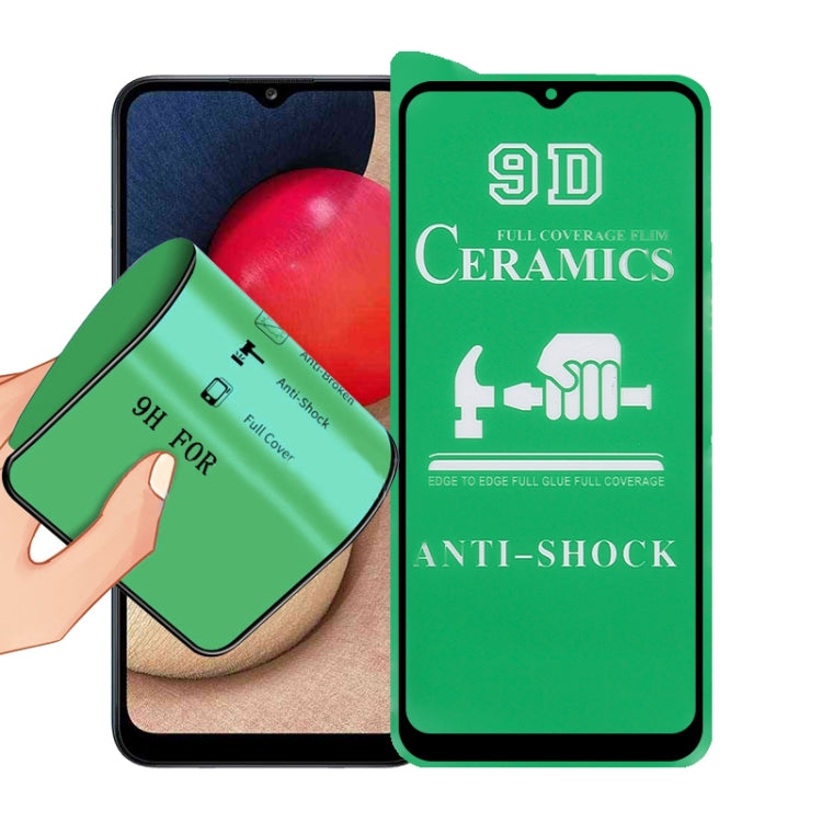 For Samsung Galaxy A02s 9D Full Screen Full Glue Ceramic Film