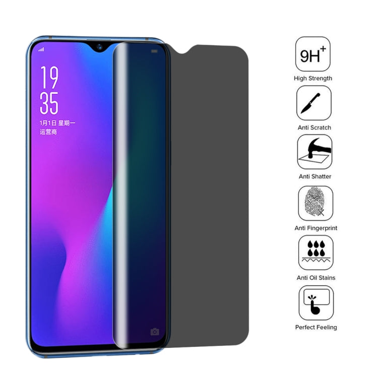 For OPPO R17 10 PCS 9H Surface Hardness 180 Degree Privacy Anti Glare Screen Protector