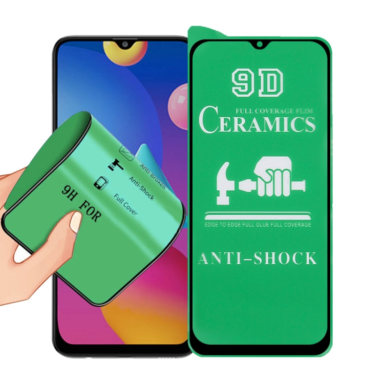 For Samsung Galaxy M02s 9D Full Screen Full Glue Ceramic Film