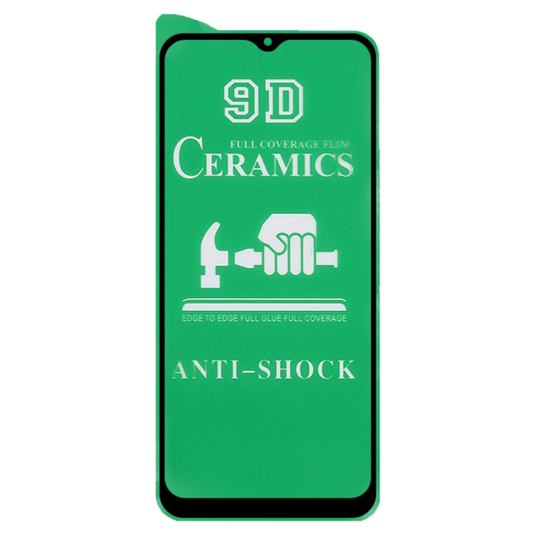For Samsung Galaxy F02s 25 PCS 9D Full Screen Full Glue Ceramic Film