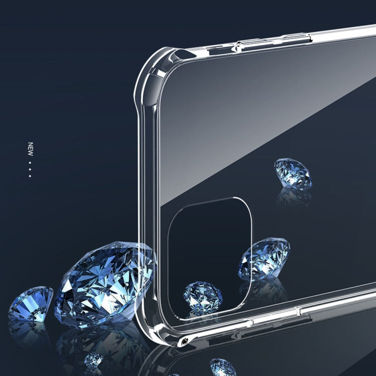 For iPhone 12 Pro Max Four Corner Airbag Shockproof TPU + Acrylic Case(Transparent)