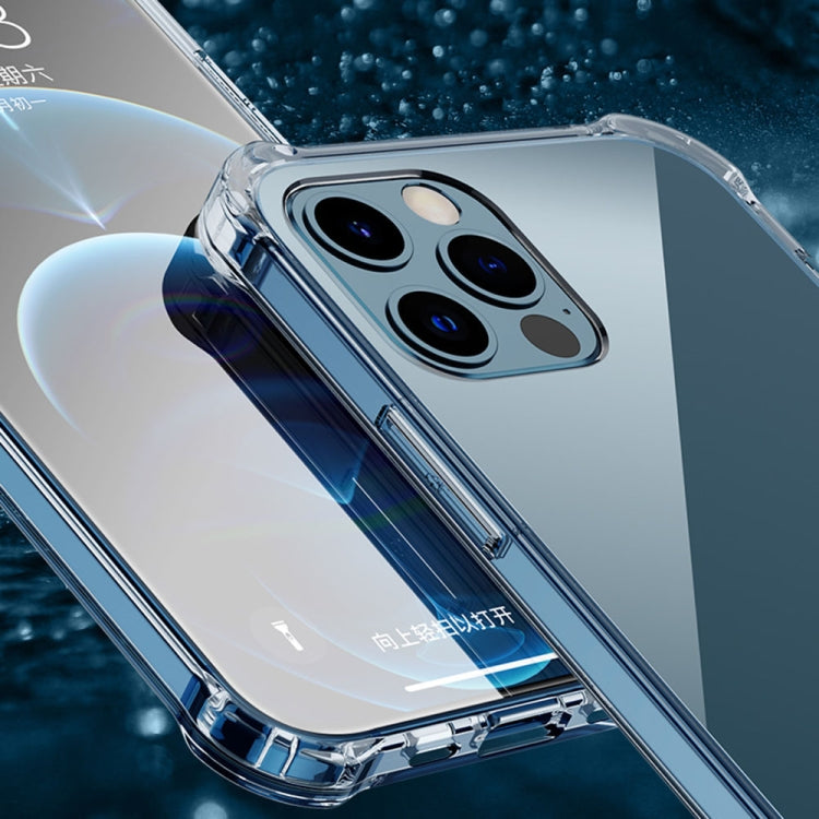 For iPhone 12 / 12 Pro Four Corner Airbag Shockproof TPU + Acrylic Case(Transparent)
