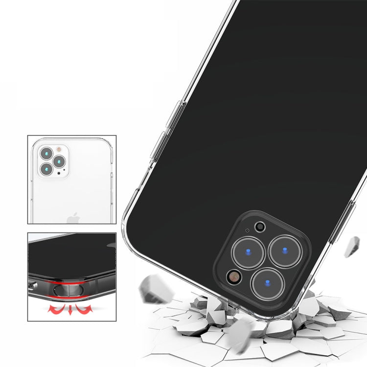 For iPhone 11 Pro Max Acrylic Shockproof Protective Case (Transparent)