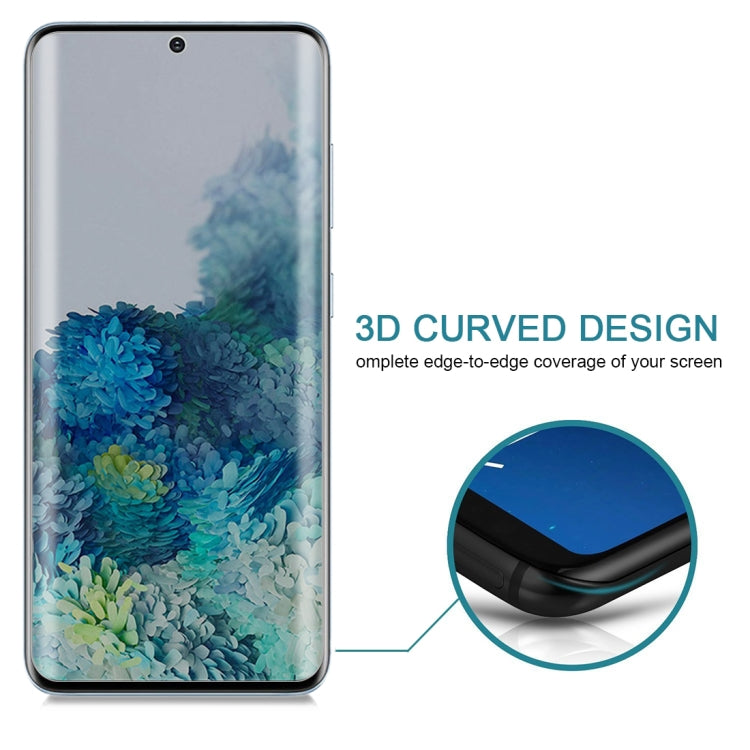 For Samsung Galaxy S20+ 0.3mm 9H Surface Hardness 3D Curved Surface Privacy Glass Film