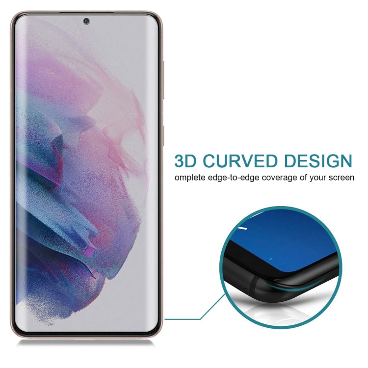 For Samsung Galaxy S21+ 5G 25pcs 0.3mm 9H Surface Hardness 3D Curved Surface Privacy Glass Film