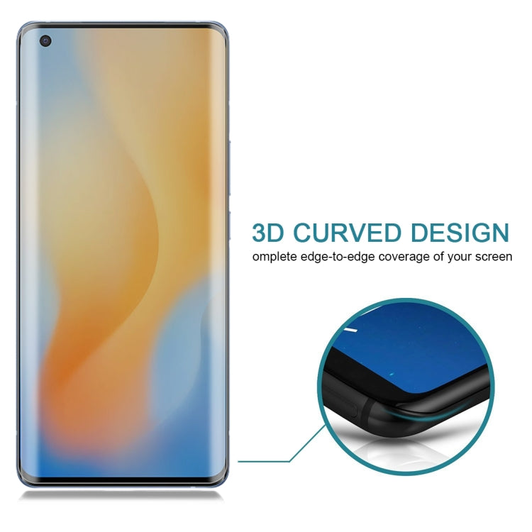 For vivo X50 Pro 25 PCS 0.3mm 9H Surface Hardness 3D Curved Surface Privacy Glass Film