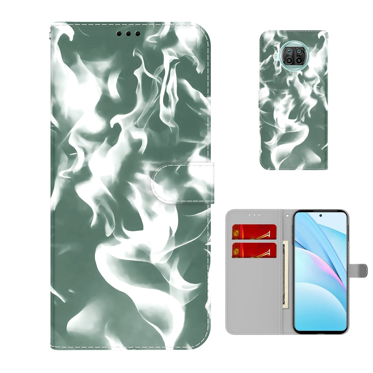 For  Xiaomi Mi 10T Lite 5G Cloud Fog Pattern Horizontal Flip Leather Case with Holder & Card Slot & Wallet
