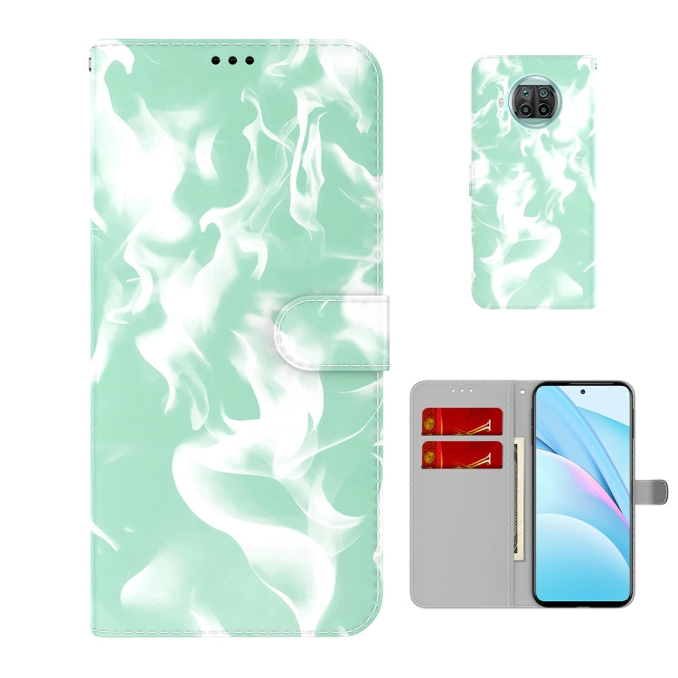 For  Xiaomi Mi 10T Lite 5G Cloud Fog Pattern Horizontal Flip Leather Case with Holder & Card Slot & Wallet