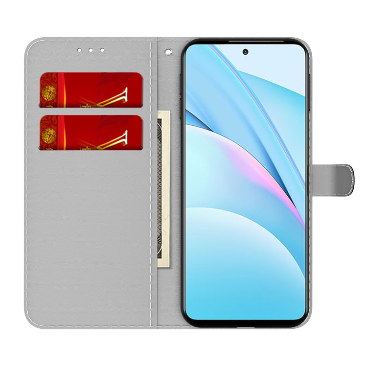 For  Xiaomi Mi 10T Lite 5G Cloud Fog Pattern Horizontal Flip Leather Case with Holder & Card Slot & Wallet