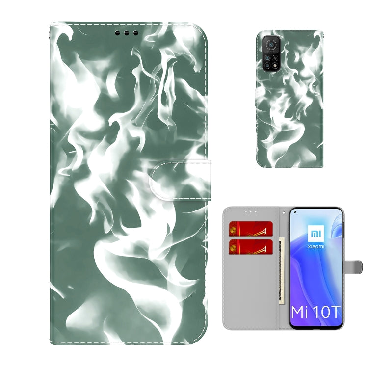 For Xiaomi Mi 10T Pro 5G / 10T 5G Cloud Fog Pattern Horizontal Flip Leather Case with Holder & Card Slot & Wallet