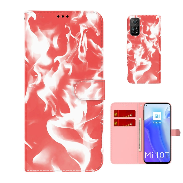 For Xiaomi Mi 10T Pro 5G / 10T 5G Cloud Fog Pattern Horizontal Flip Leather Case with Holder & Card Slot & Wallet