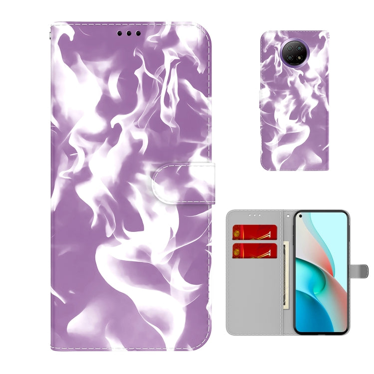 For Xiaomi Redmi Note 9T / Note 9 5G (CN Version) Cloud Fog Pattern Horizontal Flip Leather Case with Holder & Card Slot & Wallet