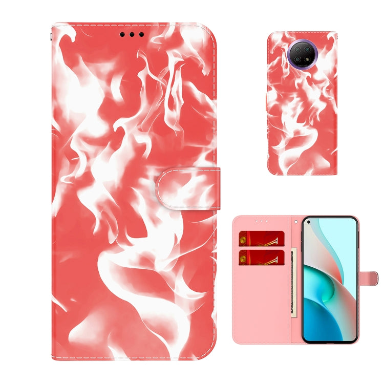 For Xiaomi Redmi Note 9T / Note 9 5G (CN Version) Cloud Fog Pattern Horizontal Flip Leather Case with Holder & Card Slot & Wallet