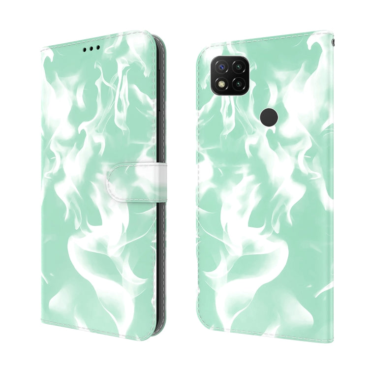 For Xiaomi Redmi 9C Cloud Fog Pattern Horizontal Flip Leather Case with Holder & Card Slot & Wallet