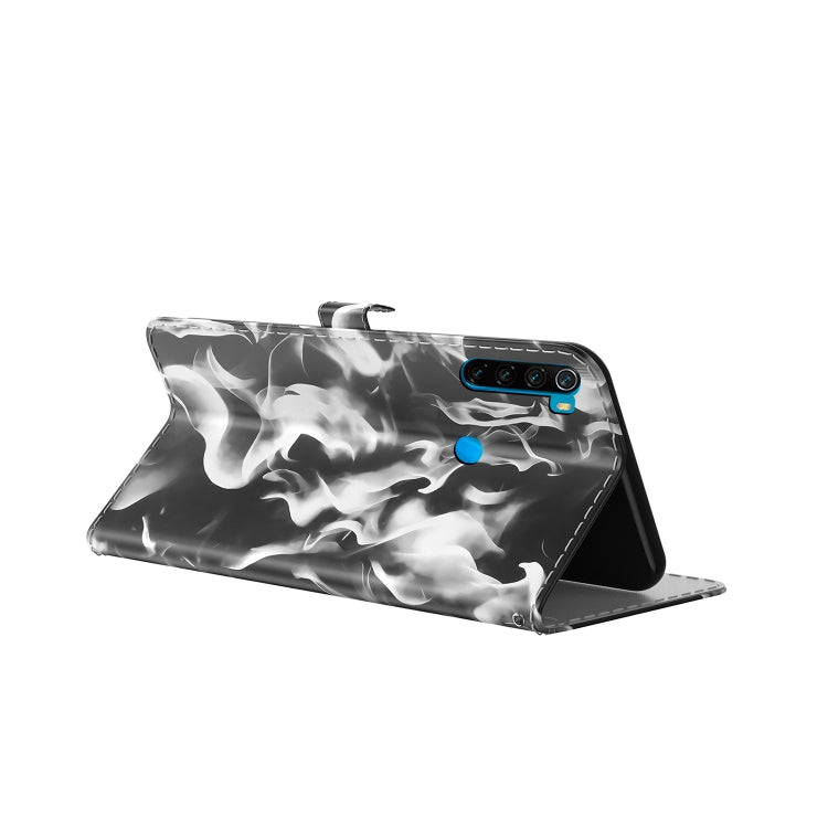 For Xiaomi Redmi Note 8 Cloud Fog Pattern Horizontal Flip Leather Case with Holder & Card Slot & Wallet