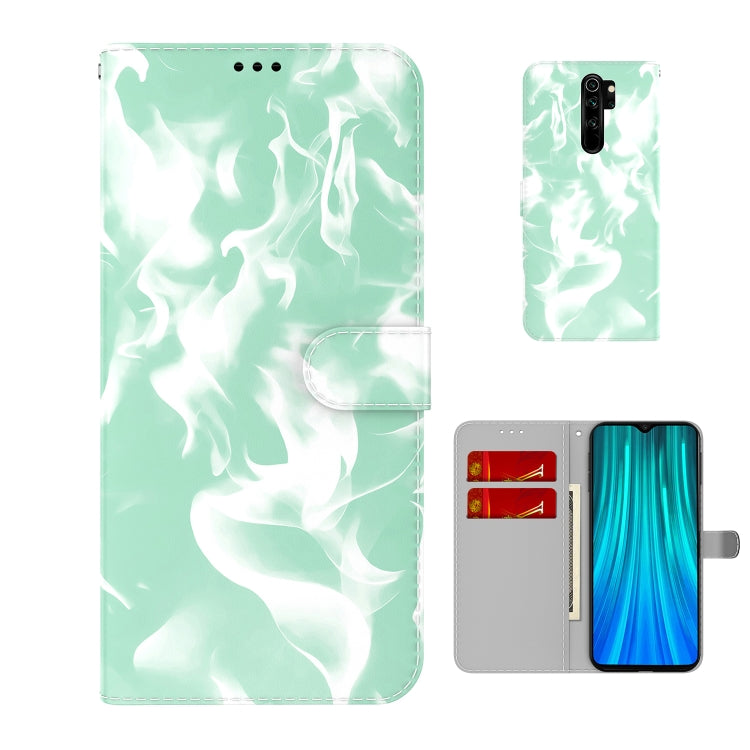 For Xiaomi Redmi Note 8 Pro Cloud Fog Pattern Horizontal Flip Leather Case with Holder & Card Slot & Wallet