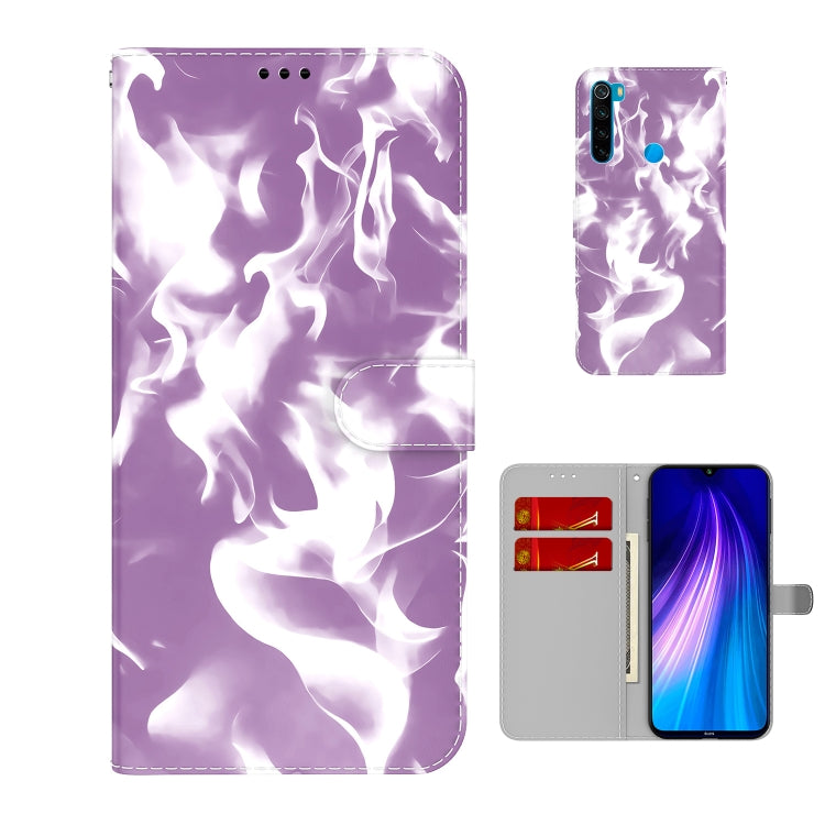For Xiaomi Redmi Note 8T Cloud Fog Pattern Horizontal Flip Leather Case with Holder & Card Slot & Wallet