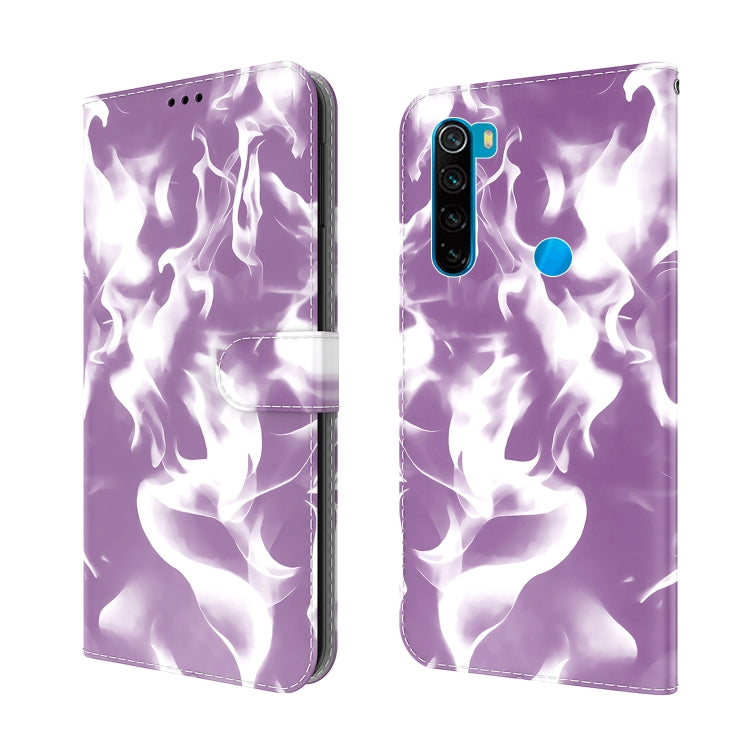For Xiaomi Redmi Note 8T Cloud Fog Pattern Horizontal Flip Leather Case with Holder & Card Slot & Wallet