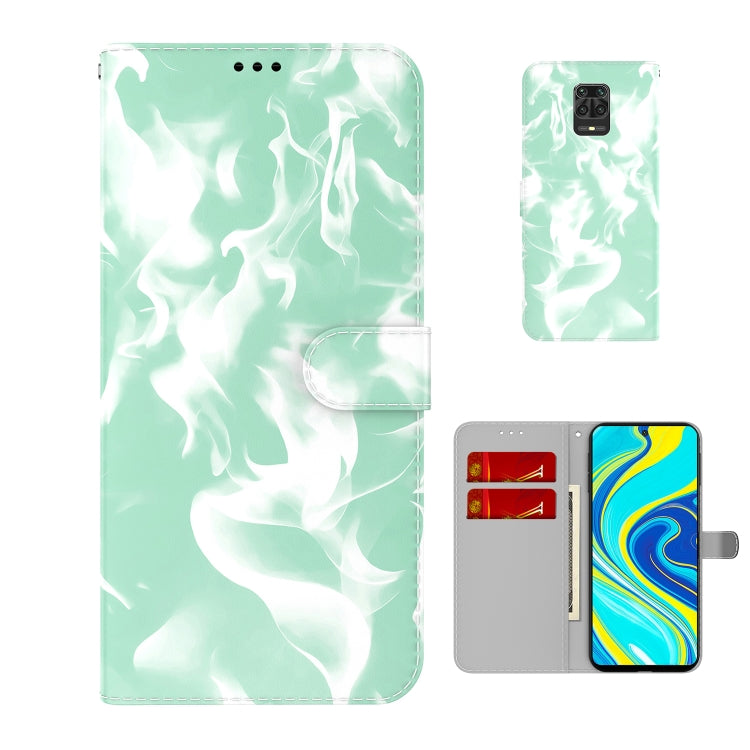 For Xiaomi Redmi Note 9 Pro/Note 9S/Note 9 Pro Max Cloud Fog Pattern Horizontal Flip Leather Case with Holder & Card Slot & Wallet
