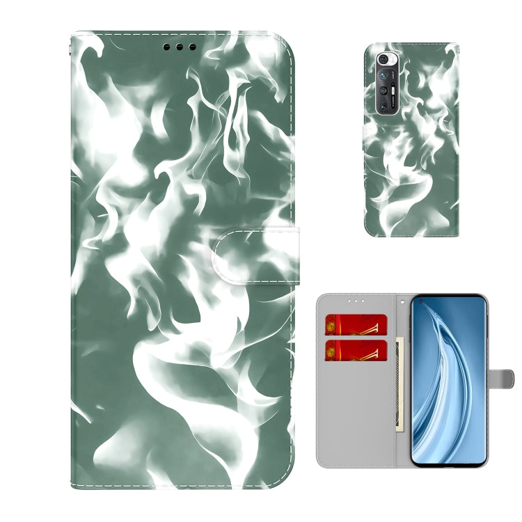 For Xiaomi Mi 10S Cloud Fog Pattern Horizontal Flip Leather Case with Holder & Card Slot & Wallet