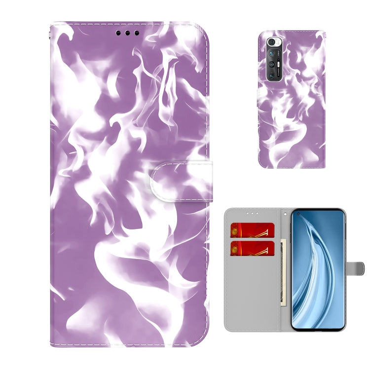 For Xiaomi Mi 10S Cloud Fog Pattern Horizontal Flip Leather Case with Holder & Card Slot & Wallet