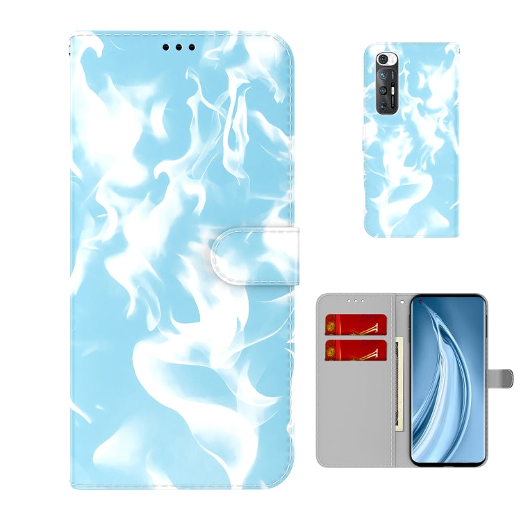 For Xiaomi Mi 10S Cloud Fog Pattern Horizontal Flip Leather Case with Holder & Card Slot & Wallet