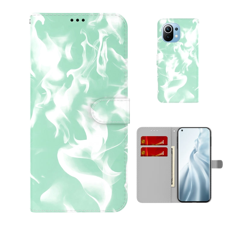 For Xiaomi Mi 11 Cloud Fog Pattern Horizontal Flip Leather Case with Holder & Card Slot & Wallet