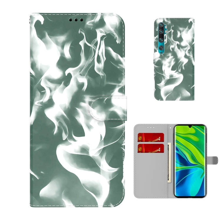 For  Xiaomi Mi CC9 Pro/Note 10/Note 10 Pro Cloud Fog Pattern Horizontal Flip Leather Case with Holder & Card Slot & Wallet
