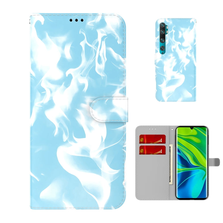 For  Xiaomi Mi CC9 Pro/Note 10/Note 10 Pro Cloud Fog Pattern Horizontal Flip Leather Case with Holder & Card Slot & Wallet