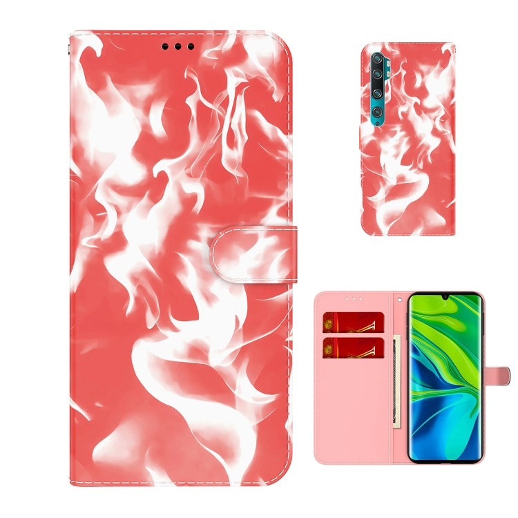 For  Xiaomi Mi CC9 Pro/Note 10/Note 10 Pro Cloud Fog Pattern Horizontal Flip Leather Case with Holder & Card Slot & Wallet