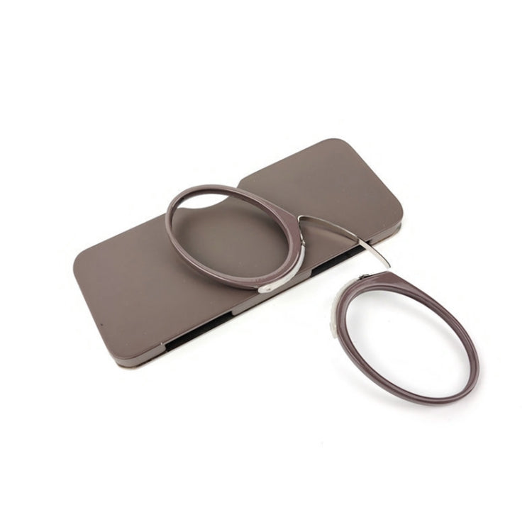 Mini Clip Nose Style Presbyopic Glasses without Temples, Positive Diopters:+2.00