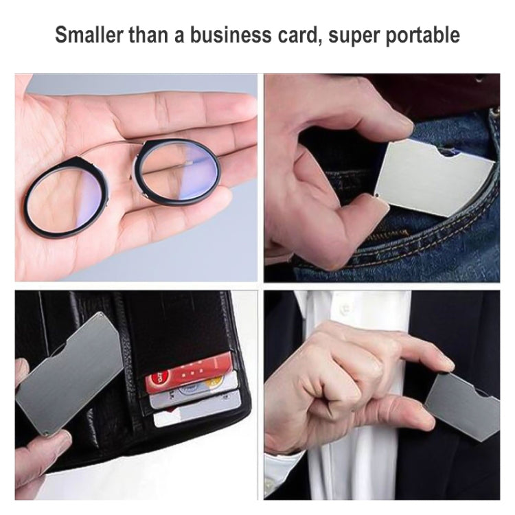 Mini Clip Nose Style Presbyopic Glasses without Temples, Positive Diopters:+2.00