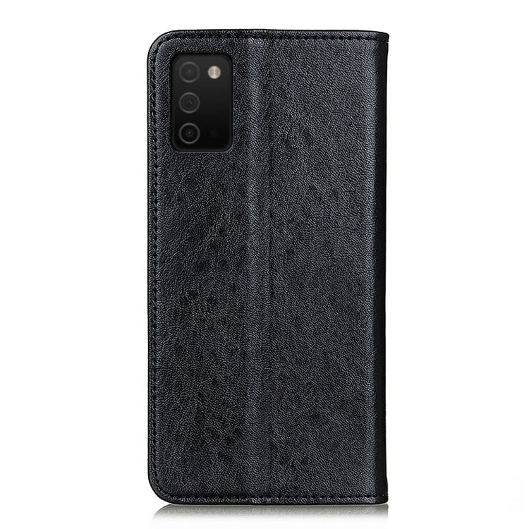 For Samsung Galaxy A03s 166mm Version Magnetic Crazy Horse Texture Horizontal Flip Leather Case with Holder & Card Slots & Wallet