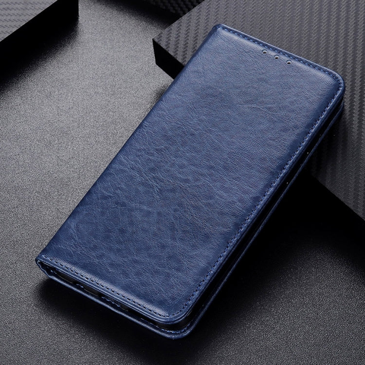 For Samsung Galaxy A03s 166mm Version Magnetic Crazy Horse Texture Horizontal Flip Leather Case with Holder & Card Slots & Wallet