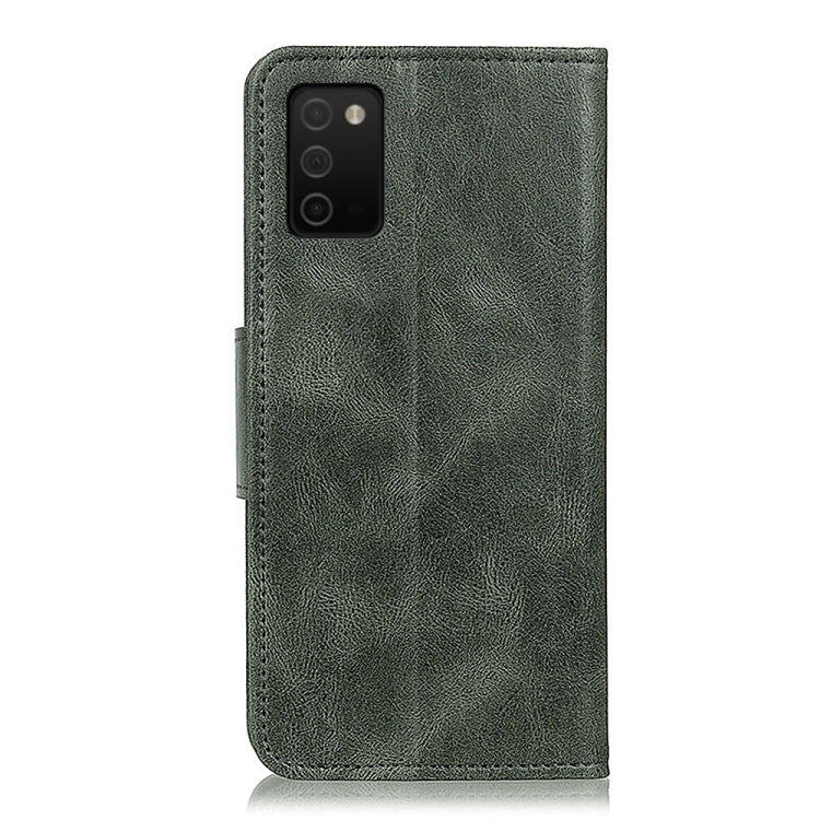 For Samsung Galaxy A03s 166mm Version Mirren Crazy Horse Texture Horizontal Flip Leather Case with Holder & Card Slots & Wallet