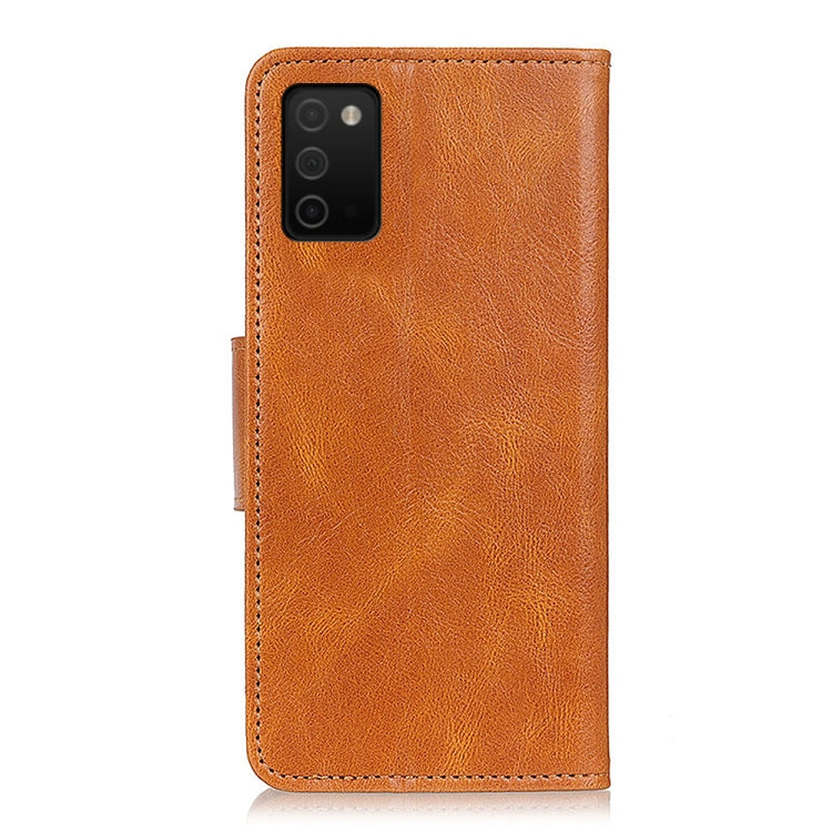 For Samsung Galaxy A03s 166mm Version Mirren Crazy Horse Texture Horizontal Flip Leather Case with Holder & Card Slots & Wallet