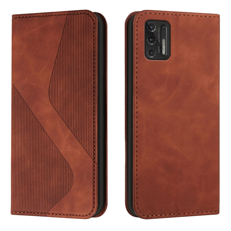 For Motorola Moto G Stylus 2021 Skin Feel Magnetic S-type Solid Color Horizontal Flip Leather Case with Holder & Card Slot & Wallet