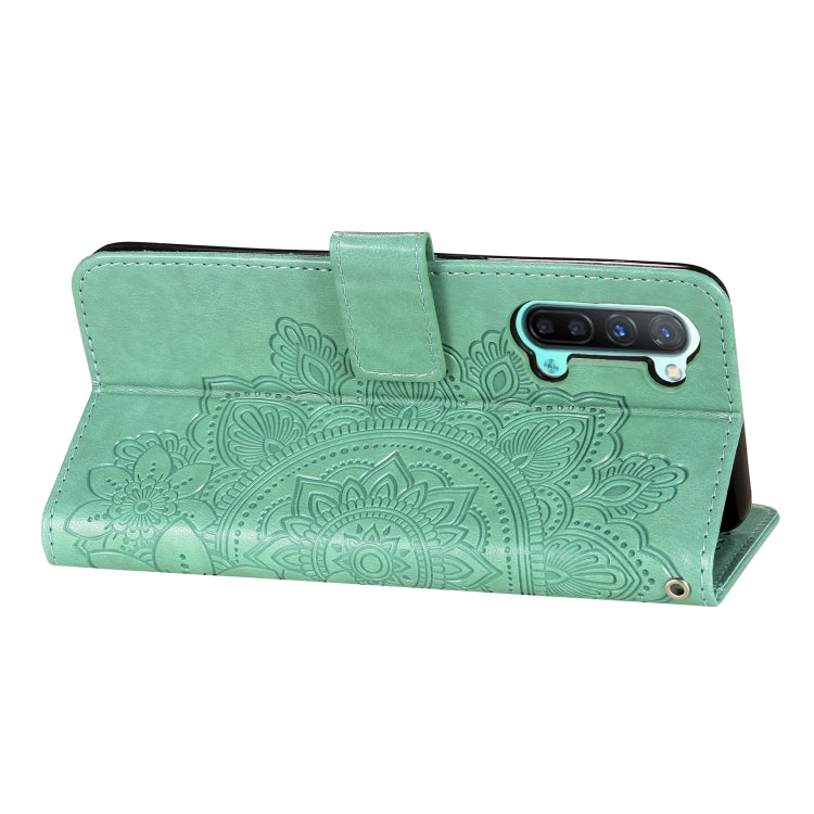 For OPPO Reno3 5G / Find X2 Lite / K7 7-petal Flowers Embossing Pattern Horizontal Flip PU Leather Case with Holder & Card Slots & Wallet & Photo Frame