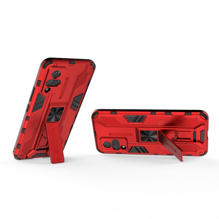 For vivo V21 Supersonic PC + TPU Shock-proof Protective Case with Holder