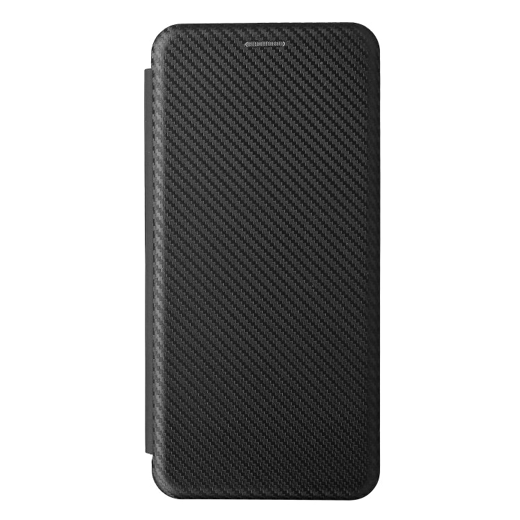 For TCL 20S Carbon Fiber Texture Horizontal Flip TPU + PC + PU Leather Case with Card Slot
