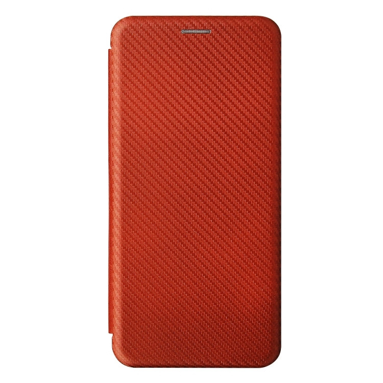For TCL 20S Carbon Fiber Texture Horizontal Flip TPU + PC + PU Leather Case with Card Slot