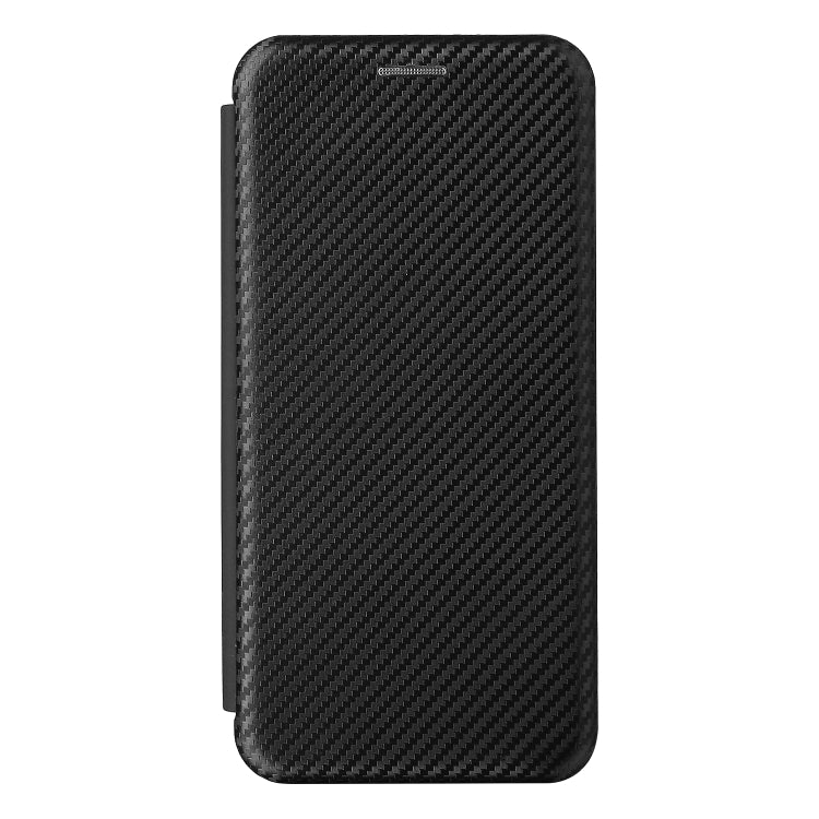 For Asus Zenfone 8 / ZS590KS (8 Mini) Carbon Fiber Texture Horizontal Flip TPU + PC + PU Leather Case with Card Slot