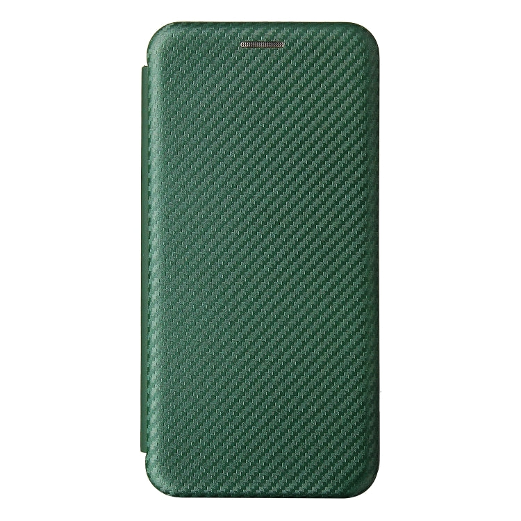 For Asus Zenfone 8 / ZS590KS (8 Mini) Carbon Fiber Texture Horizontal Flip TPU + PC + PU Leather Case with Card Slot